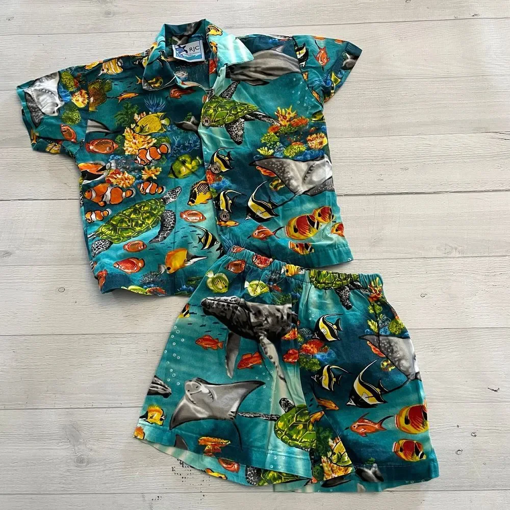 RJC two piece‎ Hawaiian outfit 24 months
